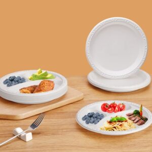 7 inch/9 Inch White Color Dinnerware Disposable Plate